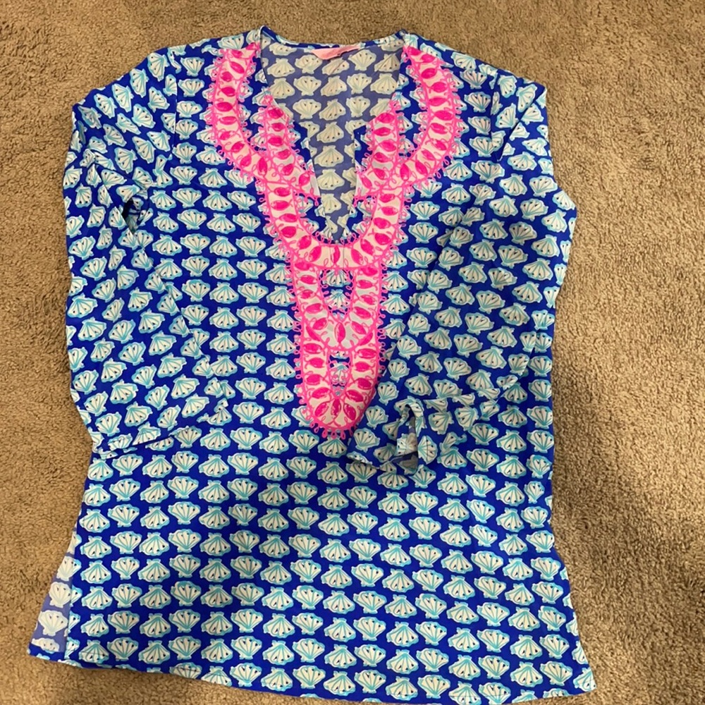 Lilly Pulitzer silk tunic